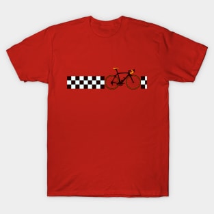 Bike Stripes Finish Line T-Shirt